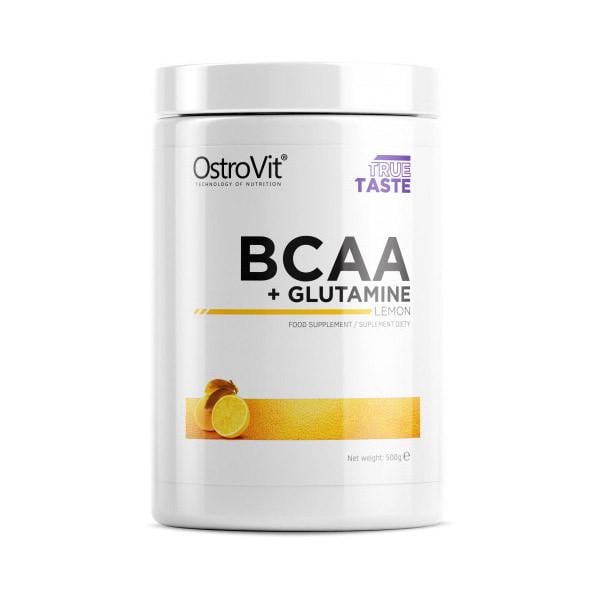 Амінокислоти OstroVit BCAA + Glutamine 500 г Лимон (08484-01)