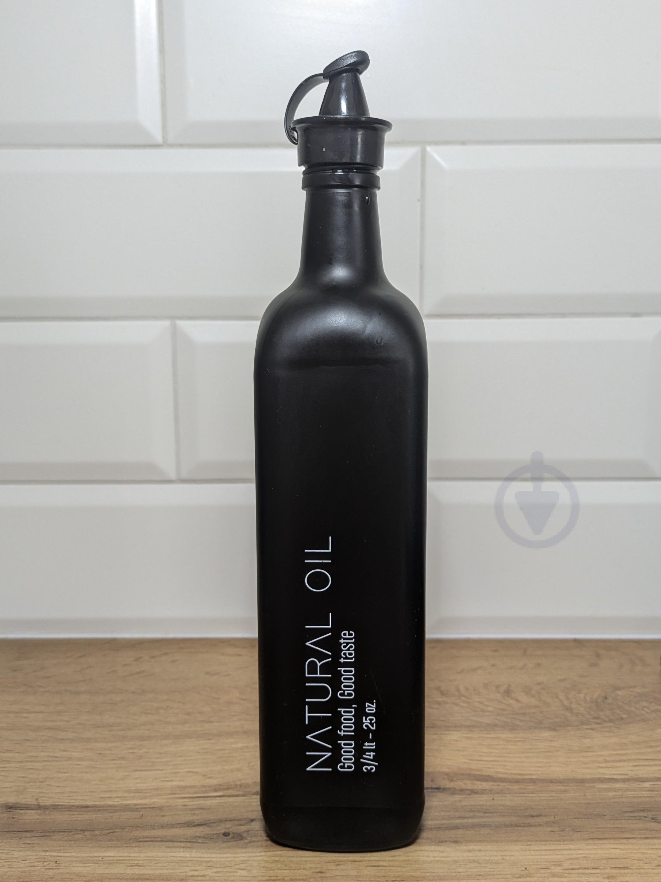 Пляшка для олії/оцту 750 мл Чорний (26647674)