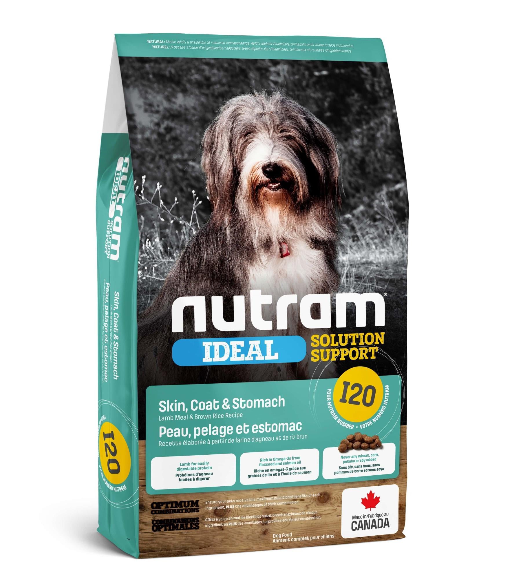 Корм сухой для собак всех пород с чувствительным пищеварением Nutram I20 Ideal Solution Support Sensitive Dog с ягненком и рисом 2 кг.