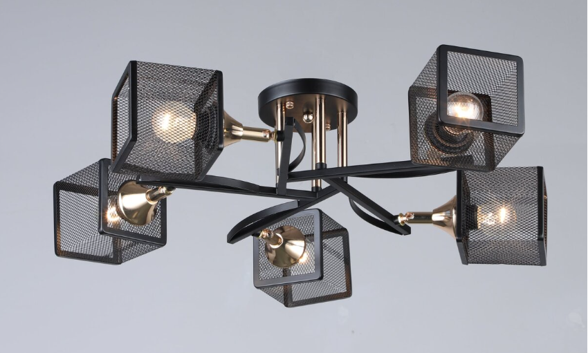 Люстра стельова Sirius E-27 на 5 плафони (31475649)