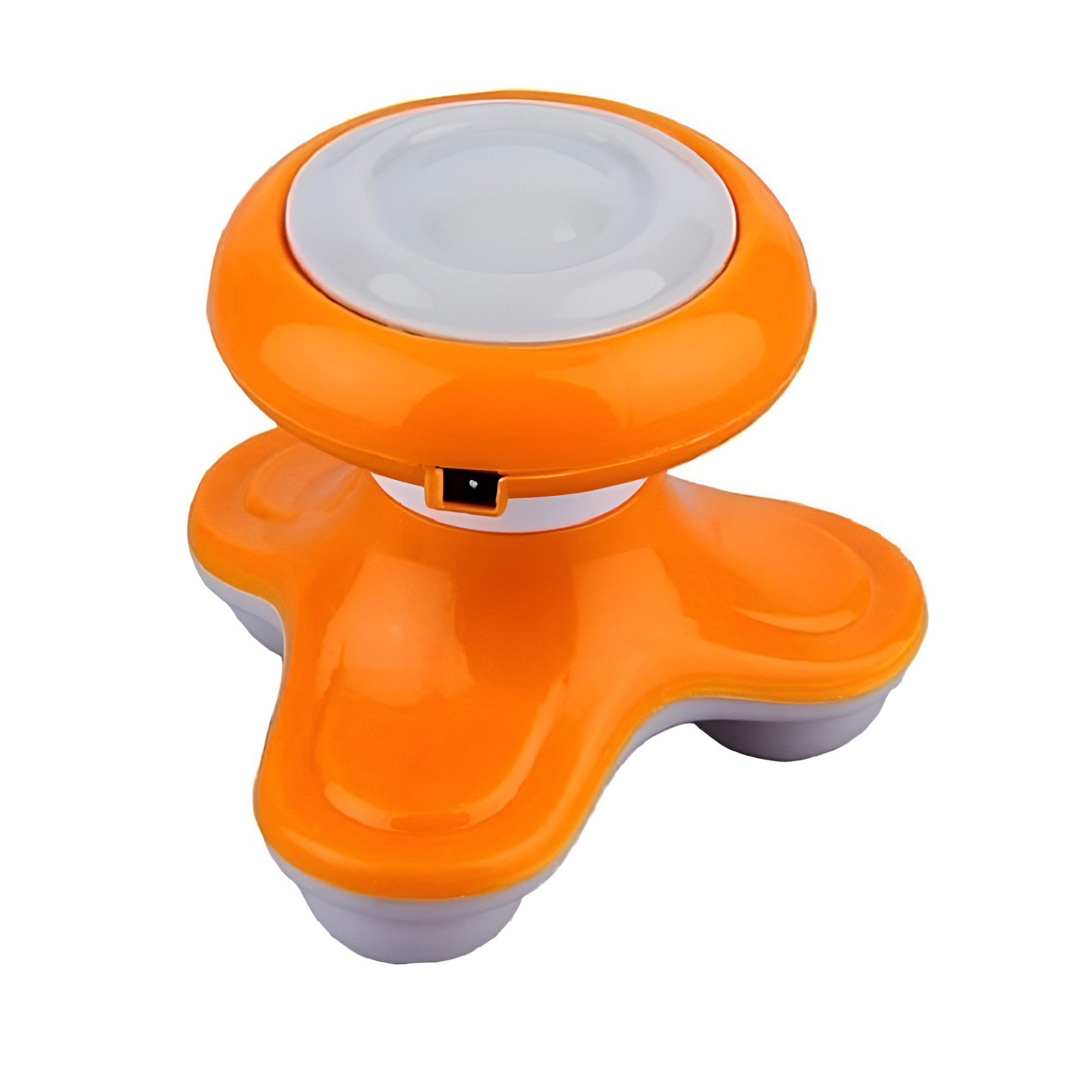 Електромасажер Stenson R97693 USB пластиковий з металом 2,5W 10х10х10 см Помаранчевий (26450331)