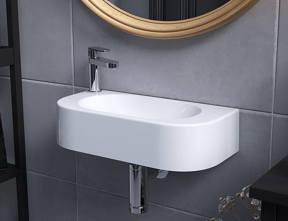 Умивальник підвісний Status Praym 45 White (671) - фото 3