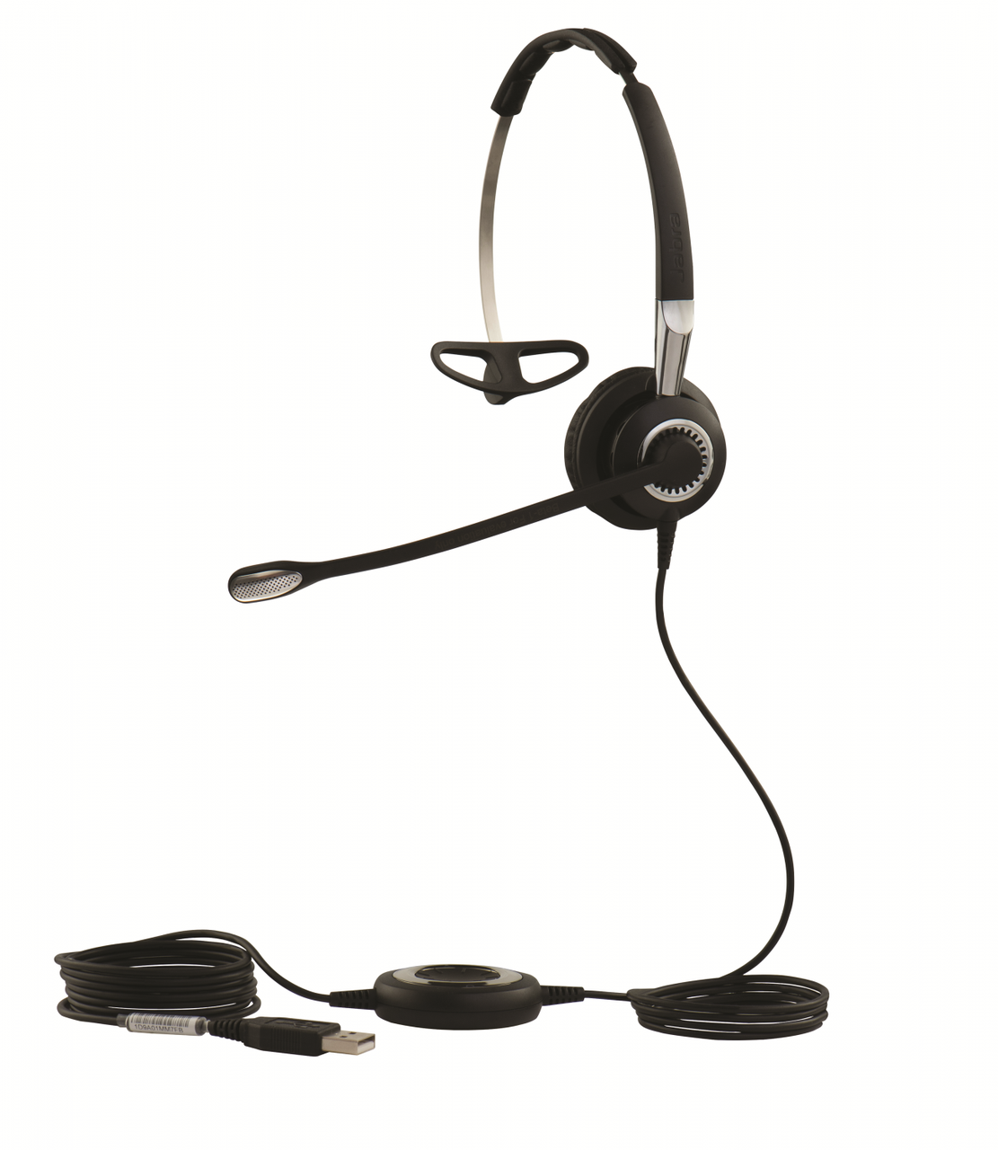 Гарнітура дротова з USB-раз'ємом та шумопоглинанням Jabra BIZ 2400 II Mono USB 3-1 Чорний (2497009519)