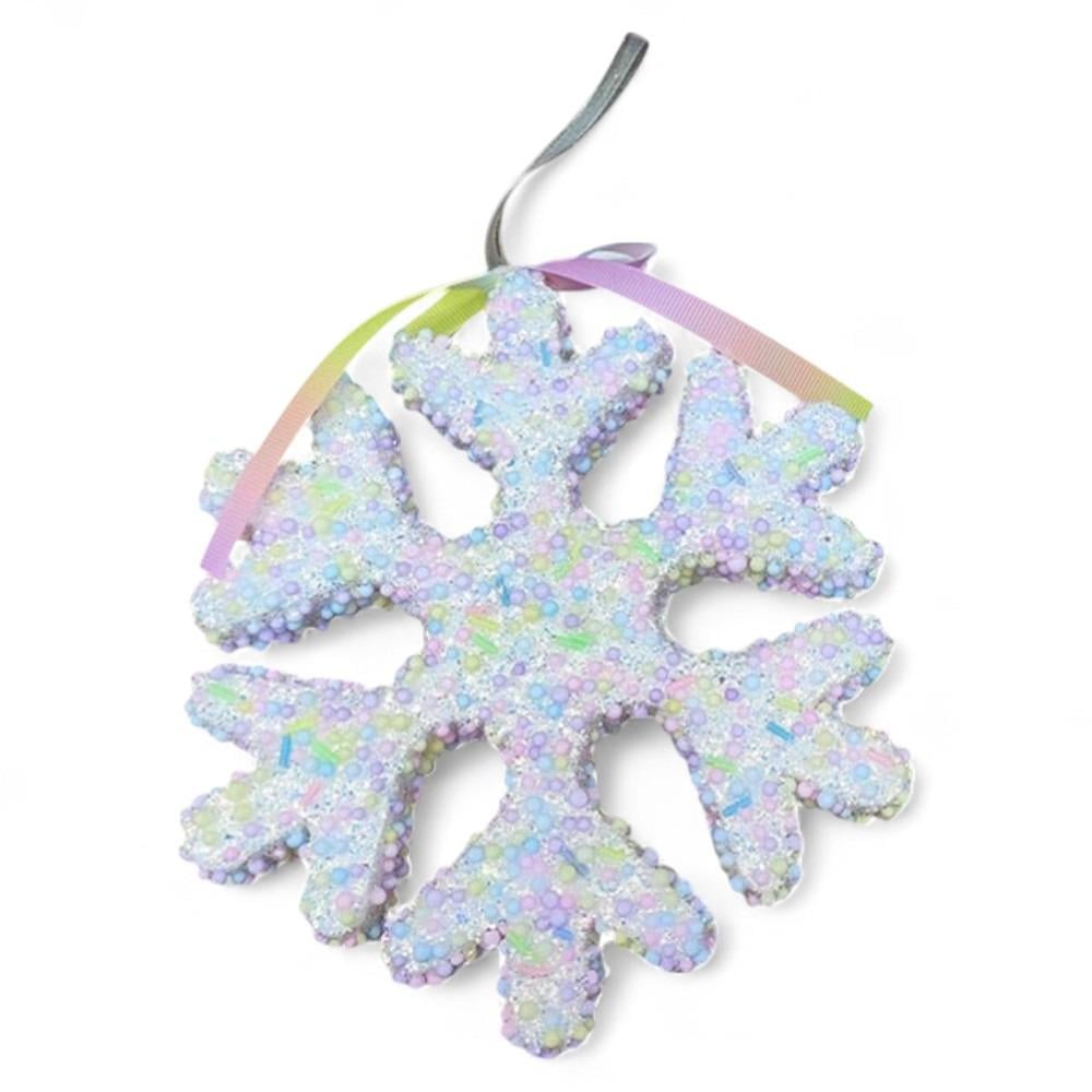 Игрушка-подвеска новогодняя Snowflake 17 см (R33887) Игрушка-подвеска новогодняя Snowflake 17 см (R33887)