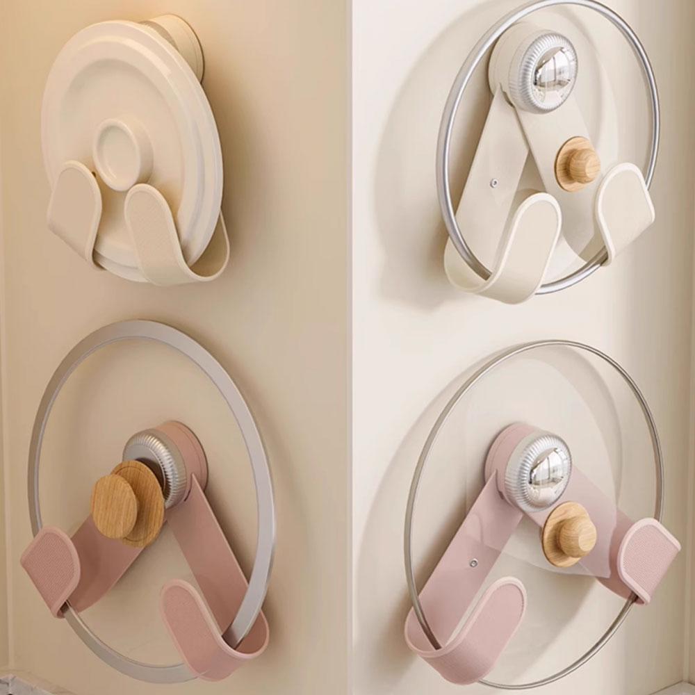 Тримач для кришок на вакуумній присосці Рожевий (TA0114_2) - фото 5 Тримач для кришок на вакуумній присосці Рожевий (TA0114_2) - фото 5