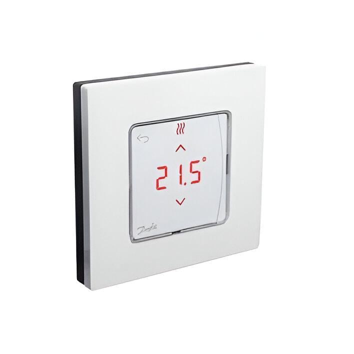 Терморегулятор Danfoss Icon електронний дротовий накладний Білий (ERC-088U1015)
