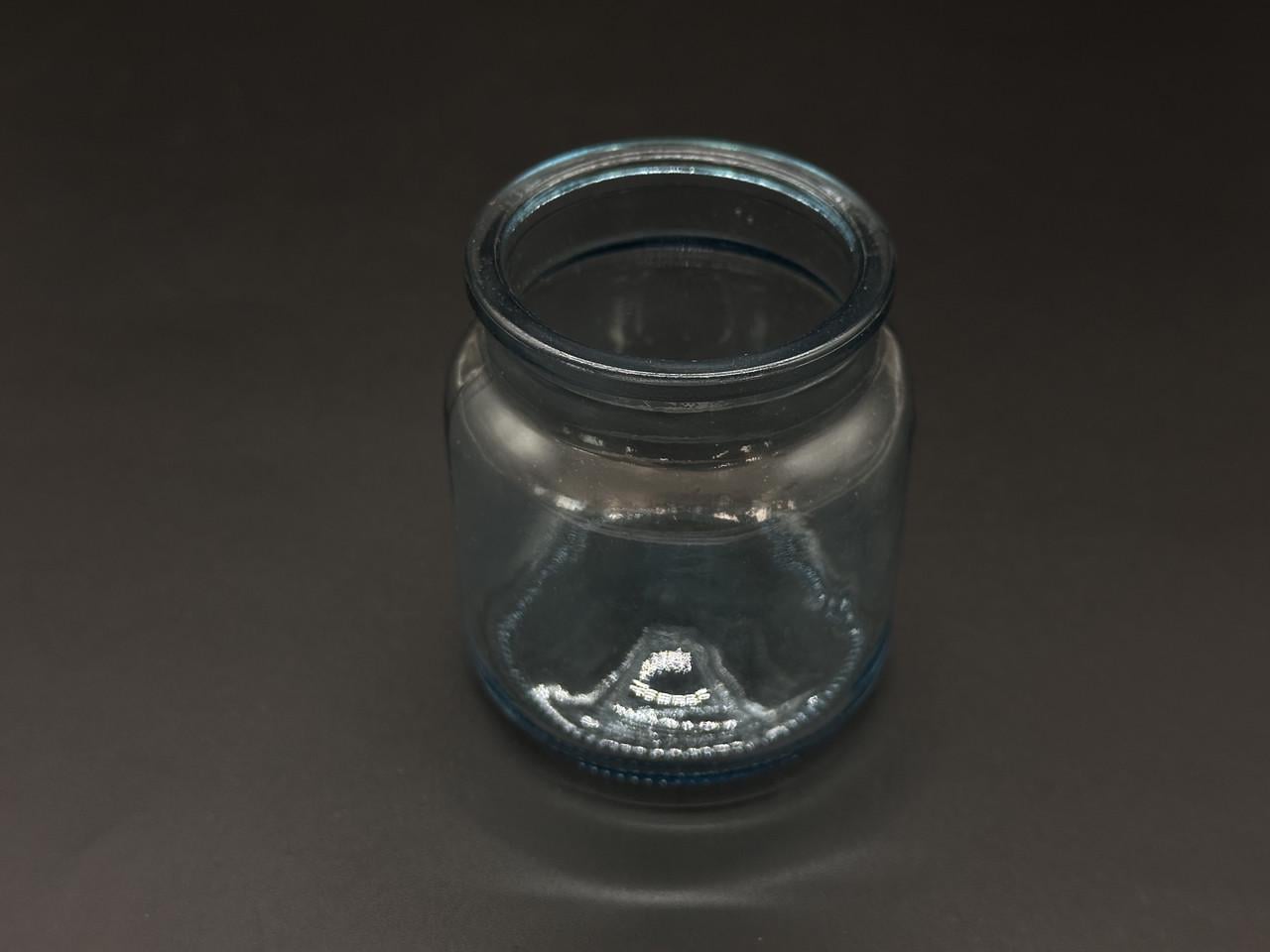 Баночка скляна для свічок 6,5х5,5 см Блакитний (STN-02-3)