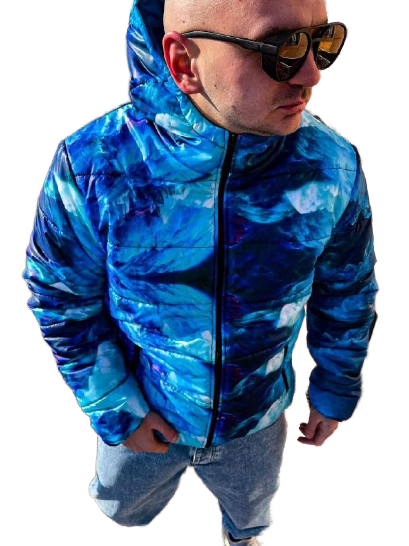 Куртка 7-367 S Голубой (18008)