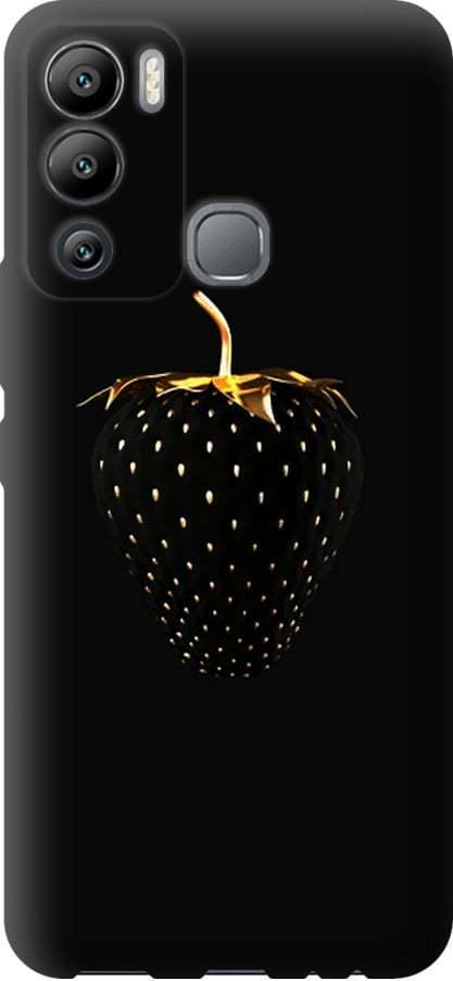 Чехол на Infinix Hot 12i Черная клубника (3585u-2863-42517)