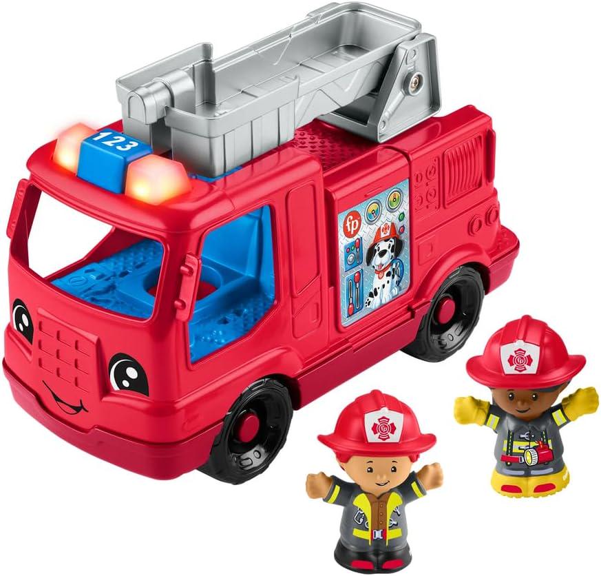 Іграшка музична Пожежна машина Fisher-Price Little People Music Toddler Toy Sit With Me Fire Truck Іграшка музична Пожежна машина Fisher-Price Little People Music Toddler Toy Sit With Me Fire Truck