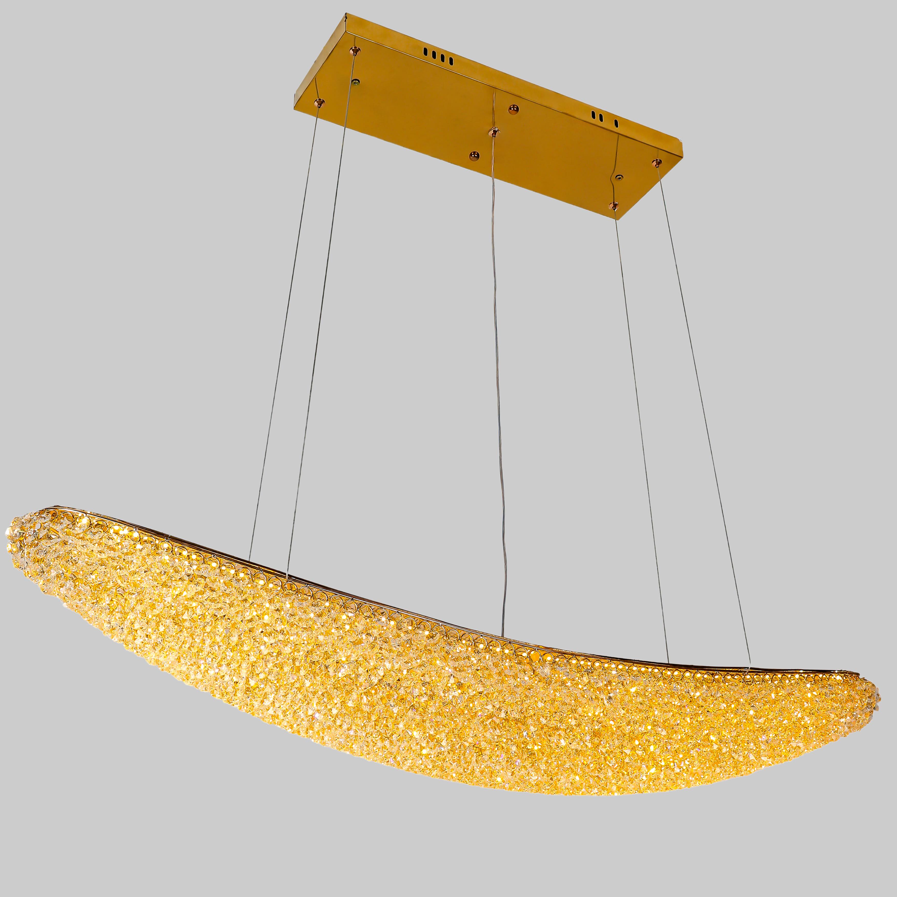 Люстра crystal арт-деко Золотой (89-7208 (1100) GD)