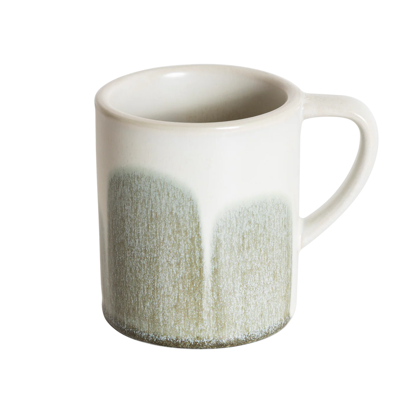 Чашка с кофейной ручкой Loveramics Bond Mug Potters Colours 300 мл Зеленая ручная роспись