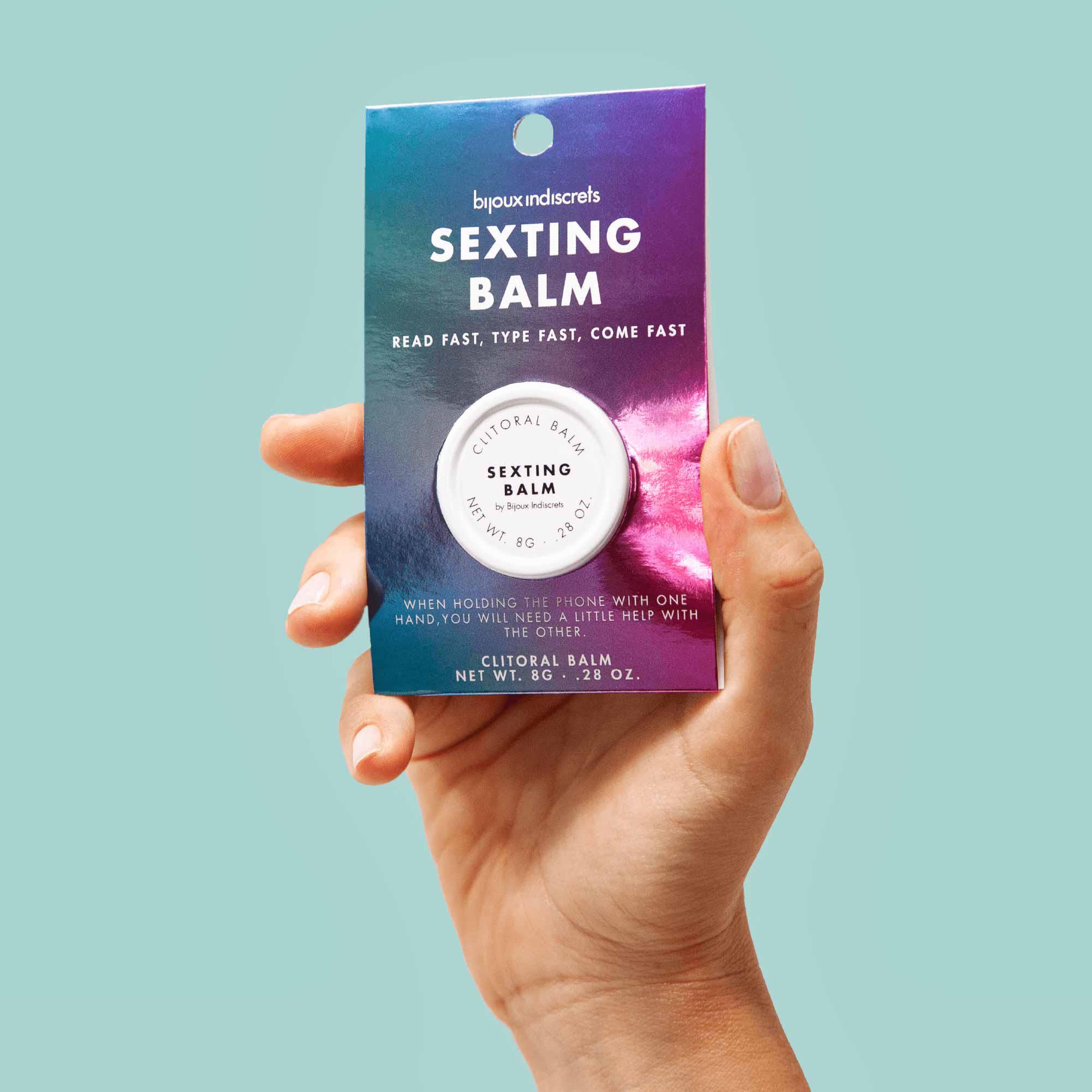 Стимулирующий бальзам для женщин Bijoux Indiscrets Clitherapy SEXTING BALM с ароматом пряного имбиря - фото 2