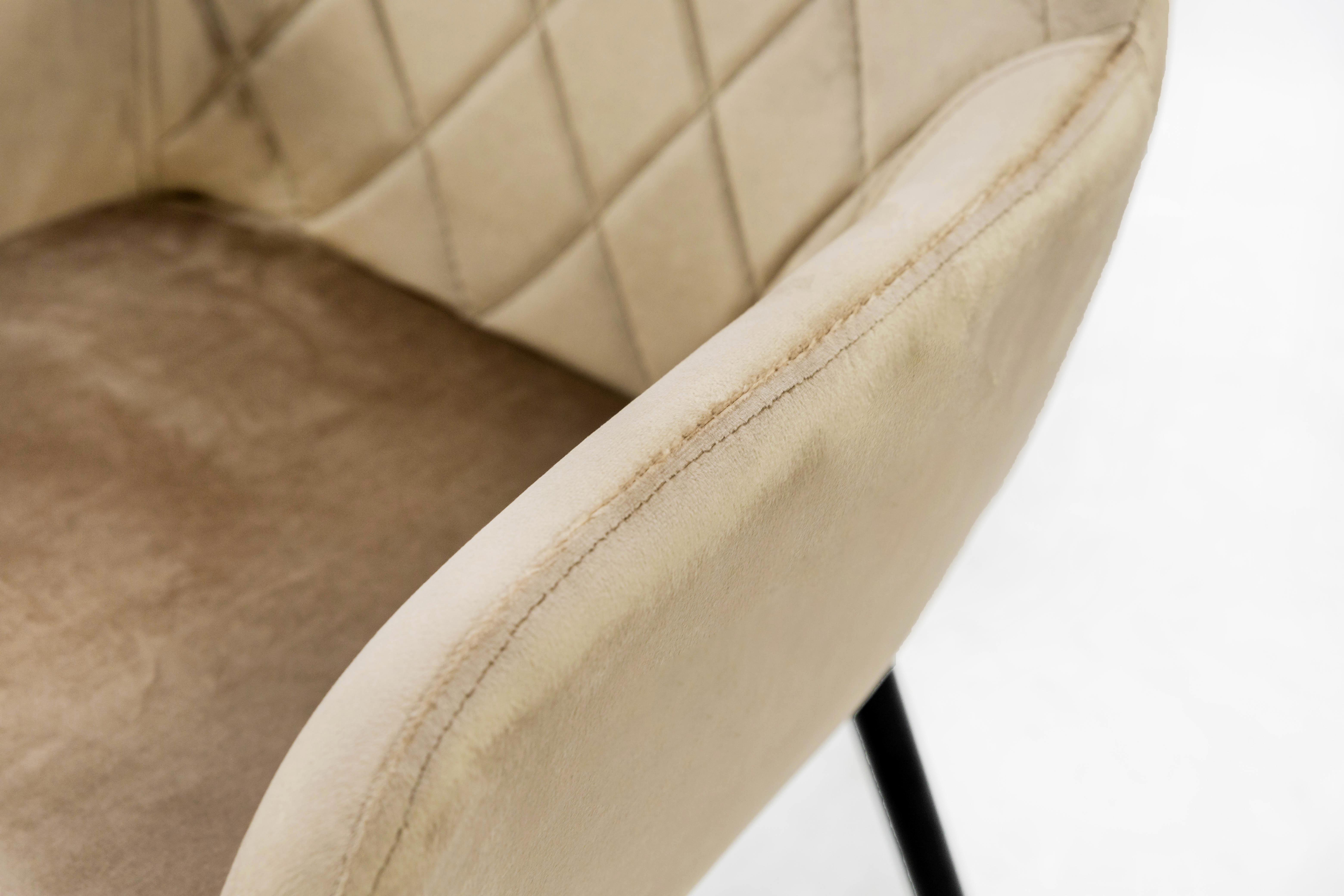 Стілець для кухні та вітальні ГРЕЙС Томас 530х890х570 мм Чорний/Латте (GAА0054749) - фото 5 Стілець для кухні та вітальні ГРЕЙС Томас 530х890х570 мм Чорний/Латте (GAА0054749) - фото 5