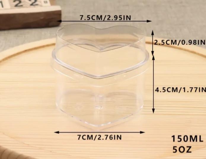 Стакан пластиковий для десертів з кришкою Серце велике 10 шт. (2815976764) - фото 3 Стакан пластиковий для десертів з кришкою Серце велике 10 шт. (2815976764) - фото 3