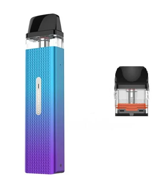 Електронна сигарета багаторазова Vaporesso XROS Mini Kit та 1 додатковий картридж Grape Purple/Blue (83829562)