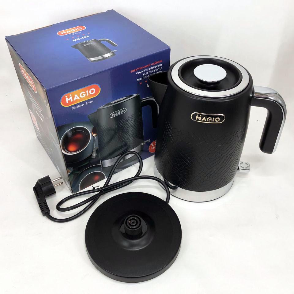 Электрочайник Magio MG-493 1,7 л Черный (338701) - фото 5 Электрочайник Magio MG-493 1,7 л Черный (338701) - фото 5