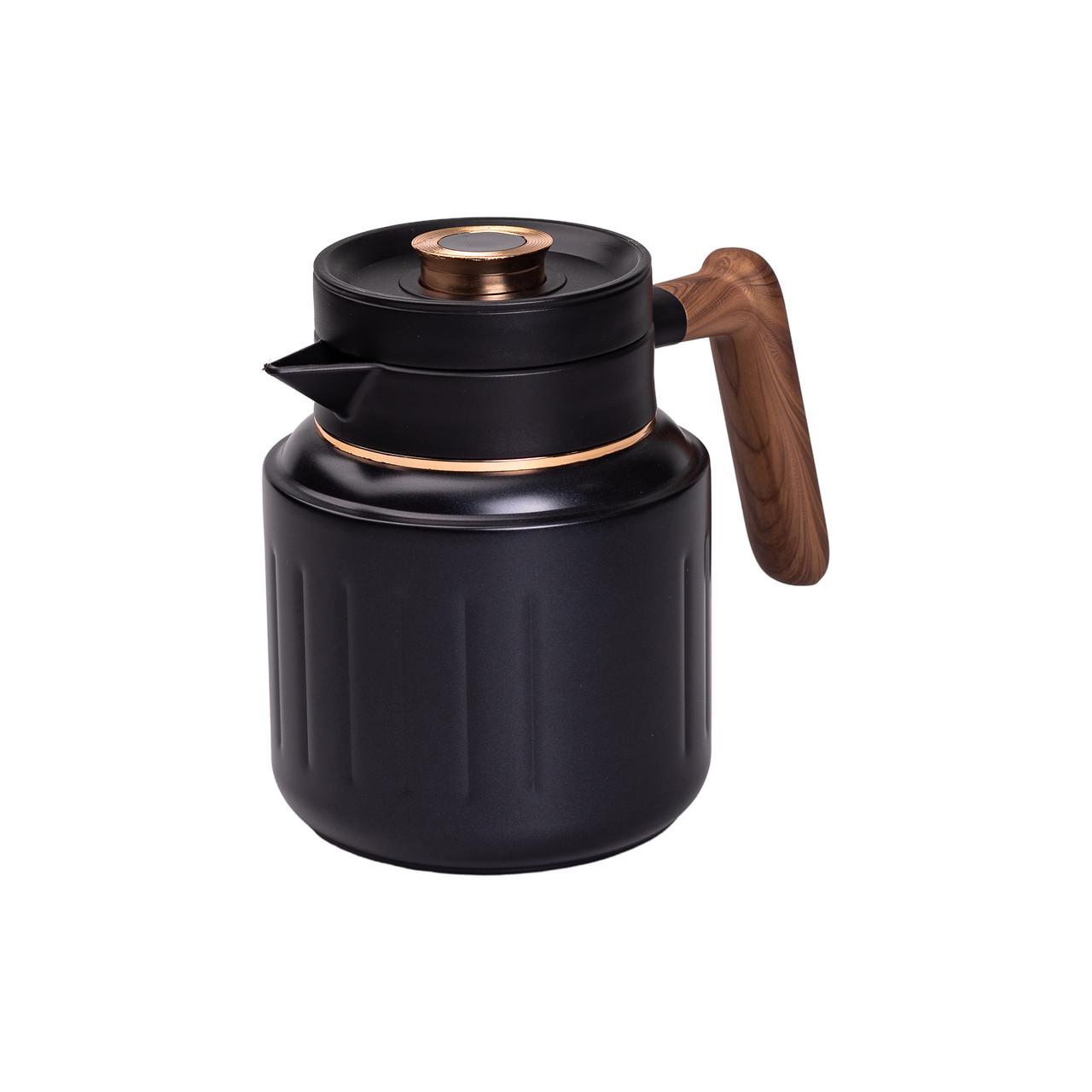 Чайник-термос з індикатором температури та заварником 1 л Чорний (2431237158) - фото 6 Чайник-термос з індикатором температури та заварником 1 л Чорний (2431237158) - фото 6