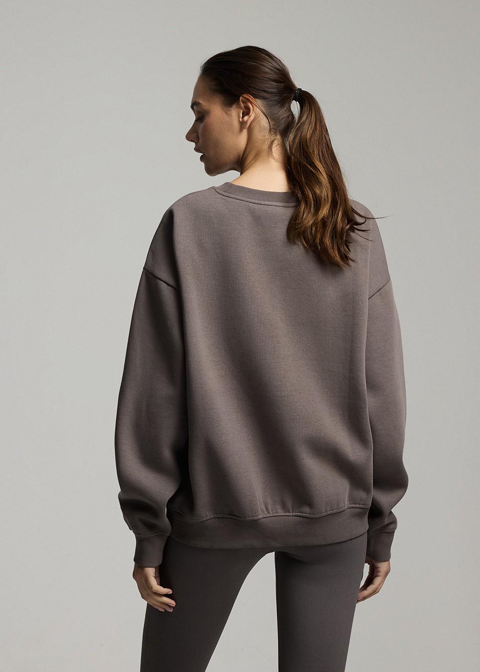 Світшот жіночий Diverse VILLTO L Світло-коричневий (5905384088048) - фото 4 Світшот жіночий Diverse VILLTO L Світло-коричневий (5905384088048) - фото 4