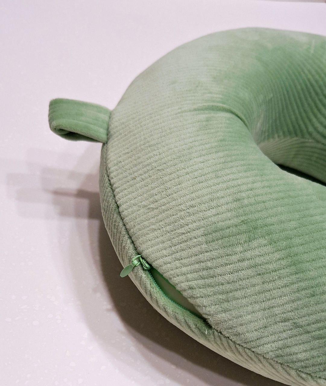 Подушка-рогалик дорожня Colorful Home з ефектом пам'яті Світло-зелений (825) - фото 2 Подушка-рогалик дорожня Colorful Home з ефектом пам'яті Світло-зелений (825) - фото 2