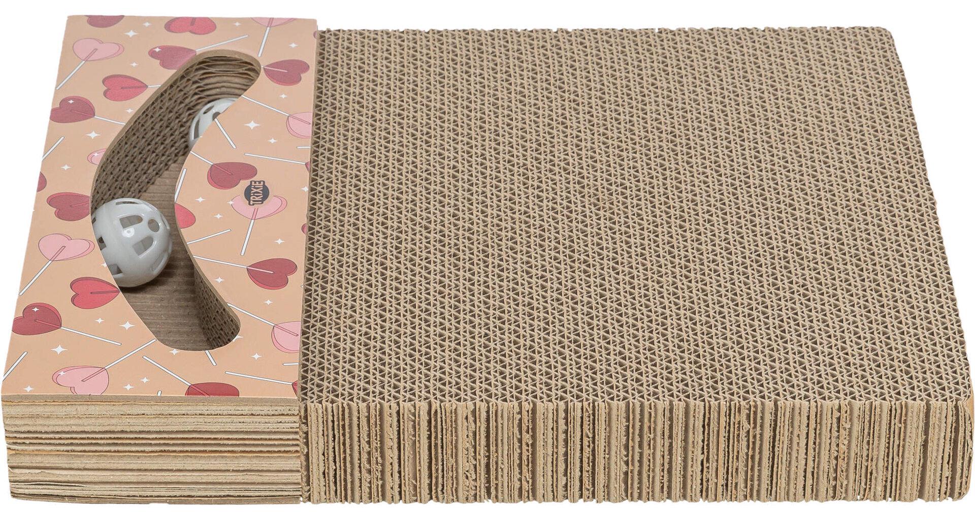 Драпак картонный Trixie ко дню Валентина для котов 38х5х30 см Априкот