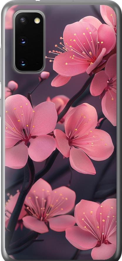 Чехол на Samsung Galaxy S20 Пурпурная сакура (6075u-1824-42517)