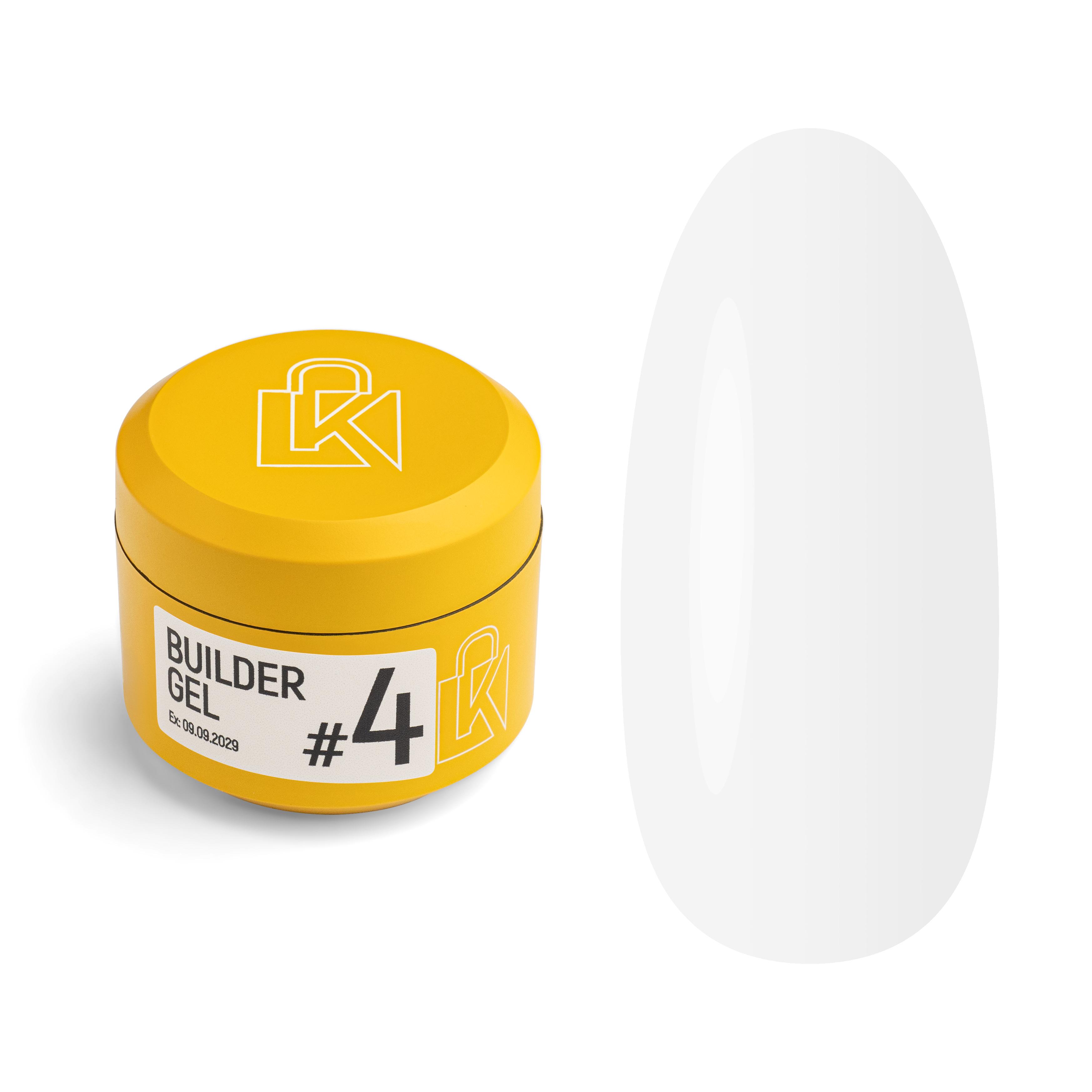 Гель для наращивания Kupiuviti Builder Gel №04 30 мл