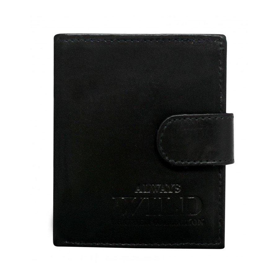 Кошелек мужской кожаный Always Wild N0036L-SCR-3179 Black