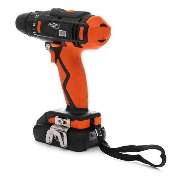 Дрель-шуруповерт аккумуляторный Kraft&Dele 18 В/1,3 Ач Li-Ion сверла/биты (KD1671) - фото 10 Дрель-шуруповерт аккумуляторный Kraft&Dele 18 В/1,3 Ач Li-Ion сверла/биты (KD1671) - фото 10