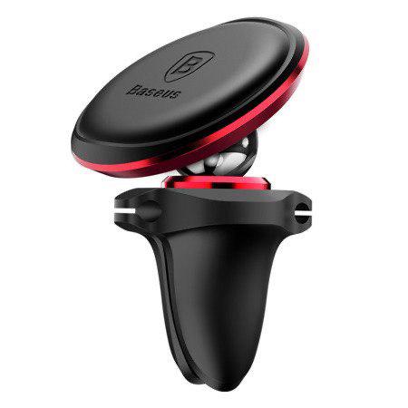 Автотримач Baseus Magnetic Air Vent Car Mount Black (10606322) - фото 4