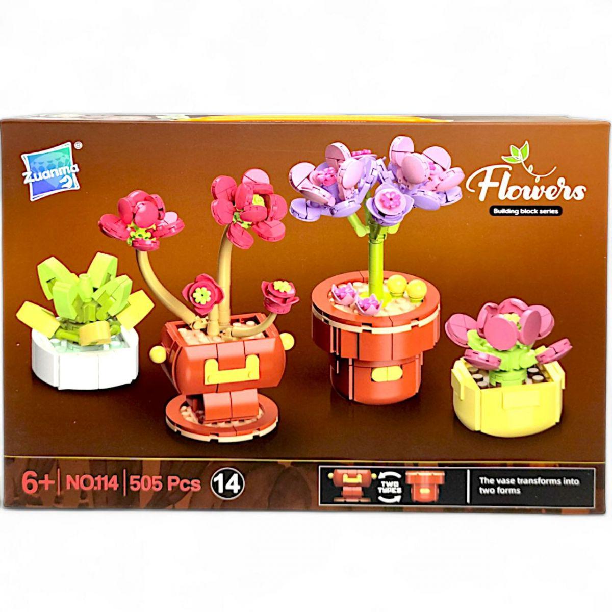 Конструктор Flowers Суккуленты 505 деталей
