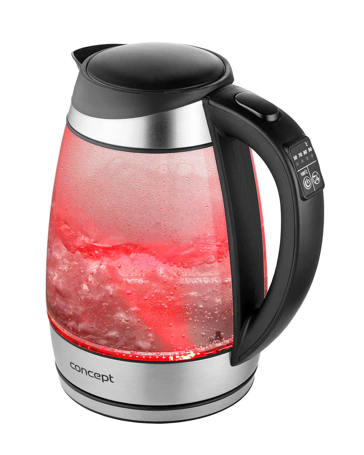 Електрочайник скляний Concept RK4120 2200 Вт встановлення температури підсвітка 1,7 л - фото 13