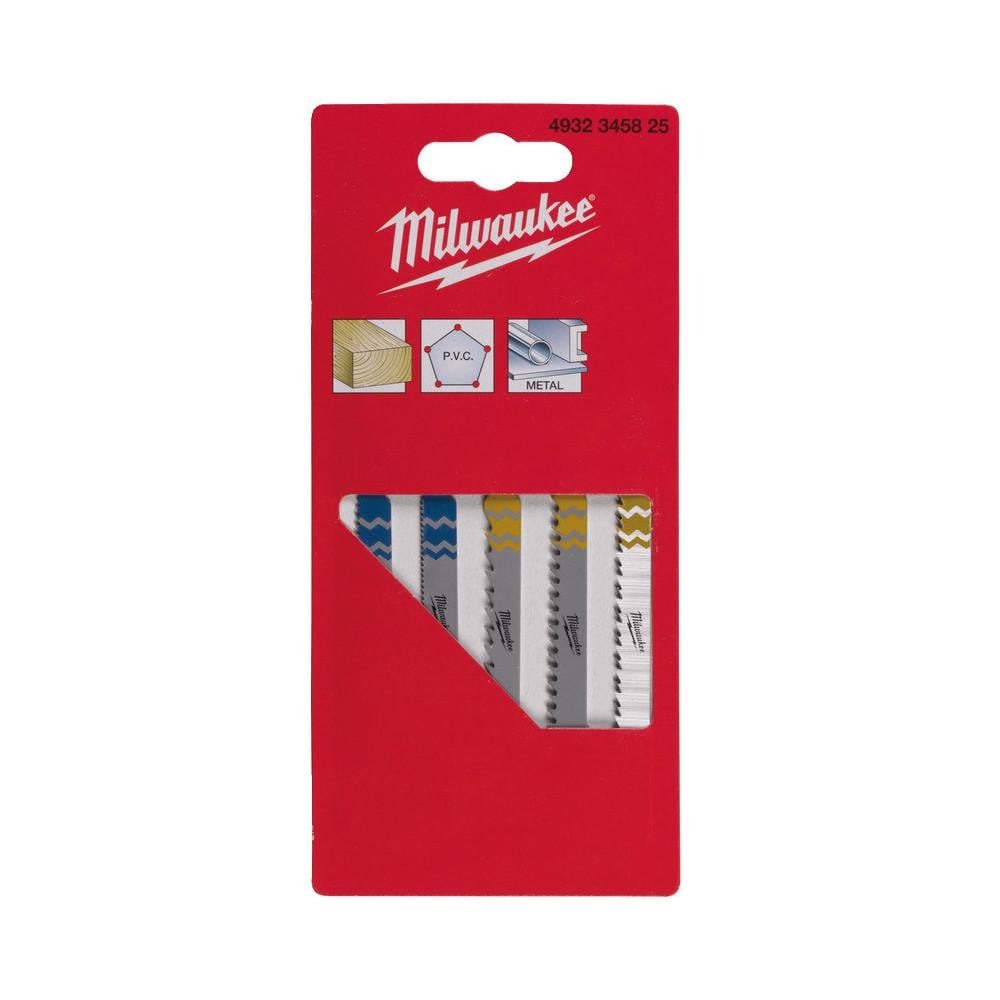 Набор лобзиковых полотен Milwaukee 5 шт. (4932345825)