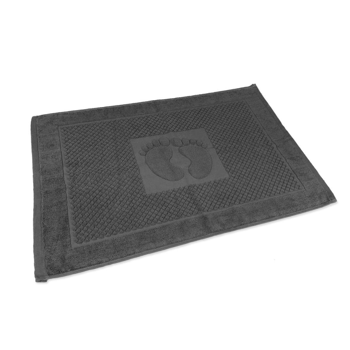 Полотенце махровое для ног GM Textile 600 г/м2 50х70 см Серый (600-70-grey)