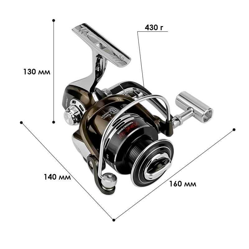 Катушка безынерционная Yumoshi BY 7000 Black - фото 7 Катушка безынерционная Yumoshi BY 7000 Black - фото 7