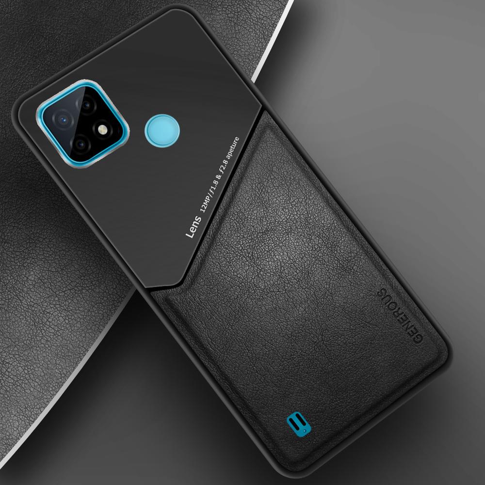 Комбинированный чехол Generous Realme C21 Black (29918-2B)
