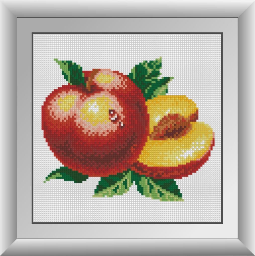 Алмазная мозаика Dream Art Персик 23x23 см (DA.30270)