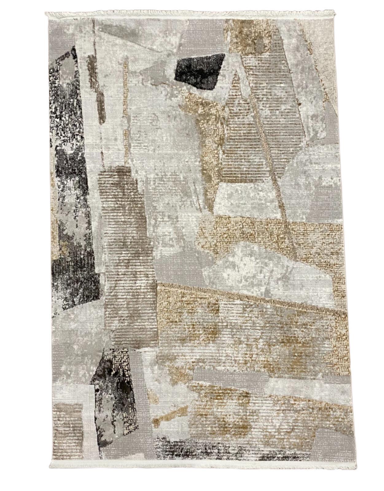 Ковер Aqua A261B 0,8х1,5 м Grey/Yellow (6229-10)