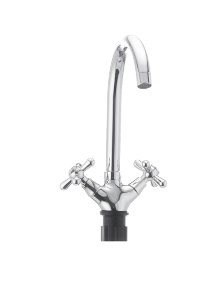 Смеситель для кухни Cron TEOREMA-275 высокий с двумя вентилями цинковый сплав Хром (b-CR0836) - фото 4 Смеситель для кухни Cron TEOREMA-275 высокий с двумя вентилями цинковый сплав Хром (b-CR0836) - фото 4