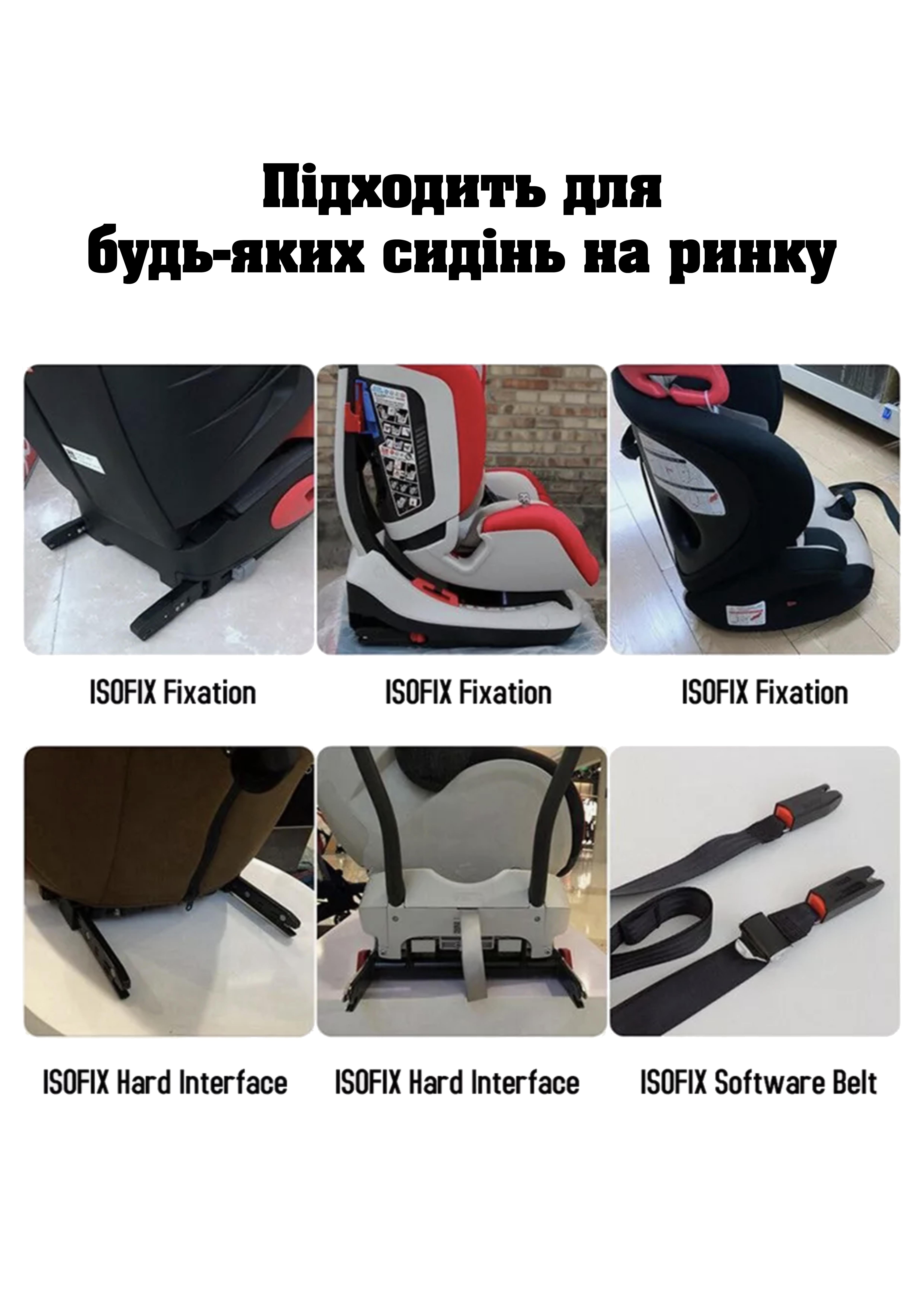 Кронштейн з направляючими для дитячого автокрісла ISOFIX сталь 4 мм (26910997) - фото 3