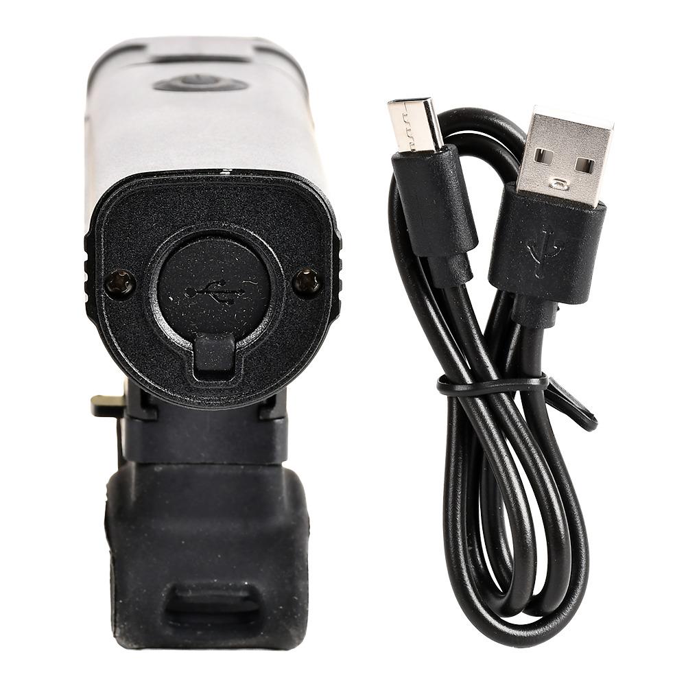 Фонарик с креплением аккумуляторный для велосипеда VL97812 USB 13х4 см (2200000379078) - фото 5