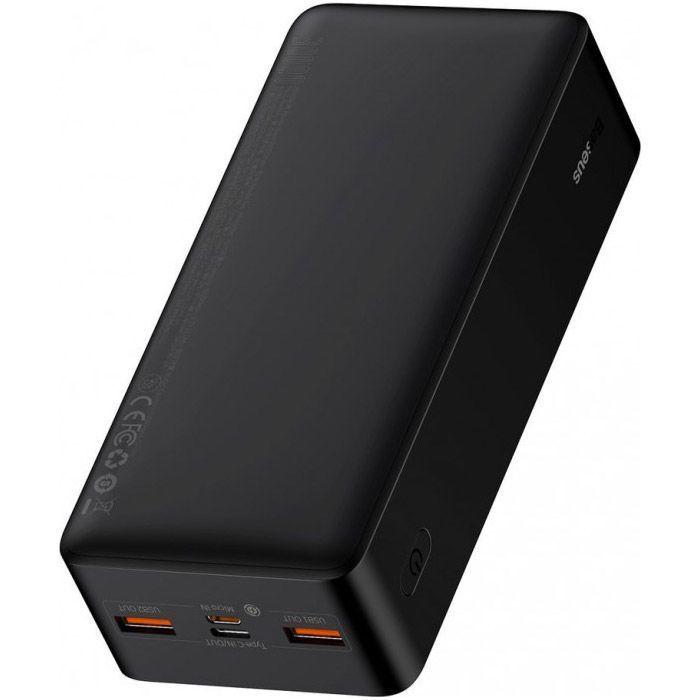 Зовнішній акумулятор Baseus Bipow Overseas 20W 30000 mAh Black (PPBD050401) - фото 3