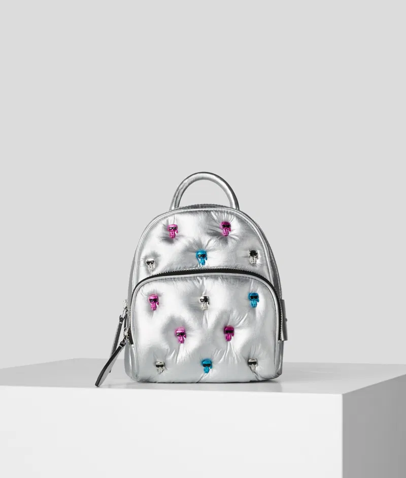 Рюкзак Женский Karl Lagerfeld Ikonic 210W3098 Серебряный