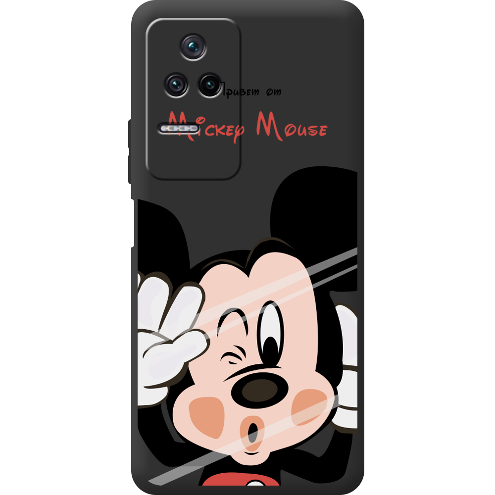 Чохол BoxFace Xiaomi Poco F4 Mister M Чорний силікон (44474-cc58-44484)