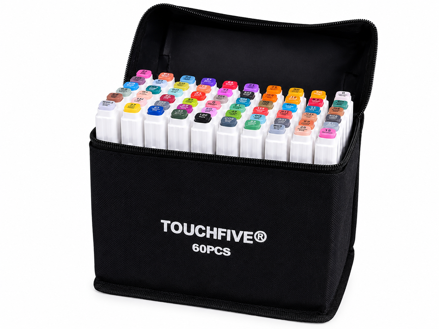 Набор маркеров двухсторонних TouchFive 60 цветов (1008-978-00).