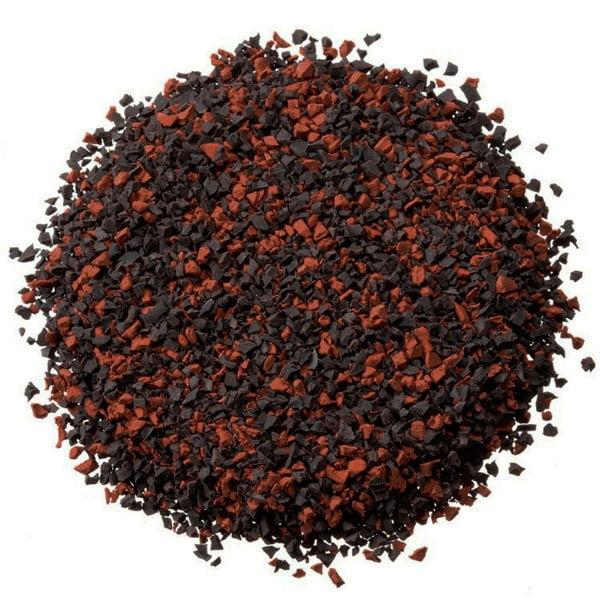 Резиновое покрытие Мягкий асфальт Микс 50% м.кв. 10 мм Красный (2562227396)