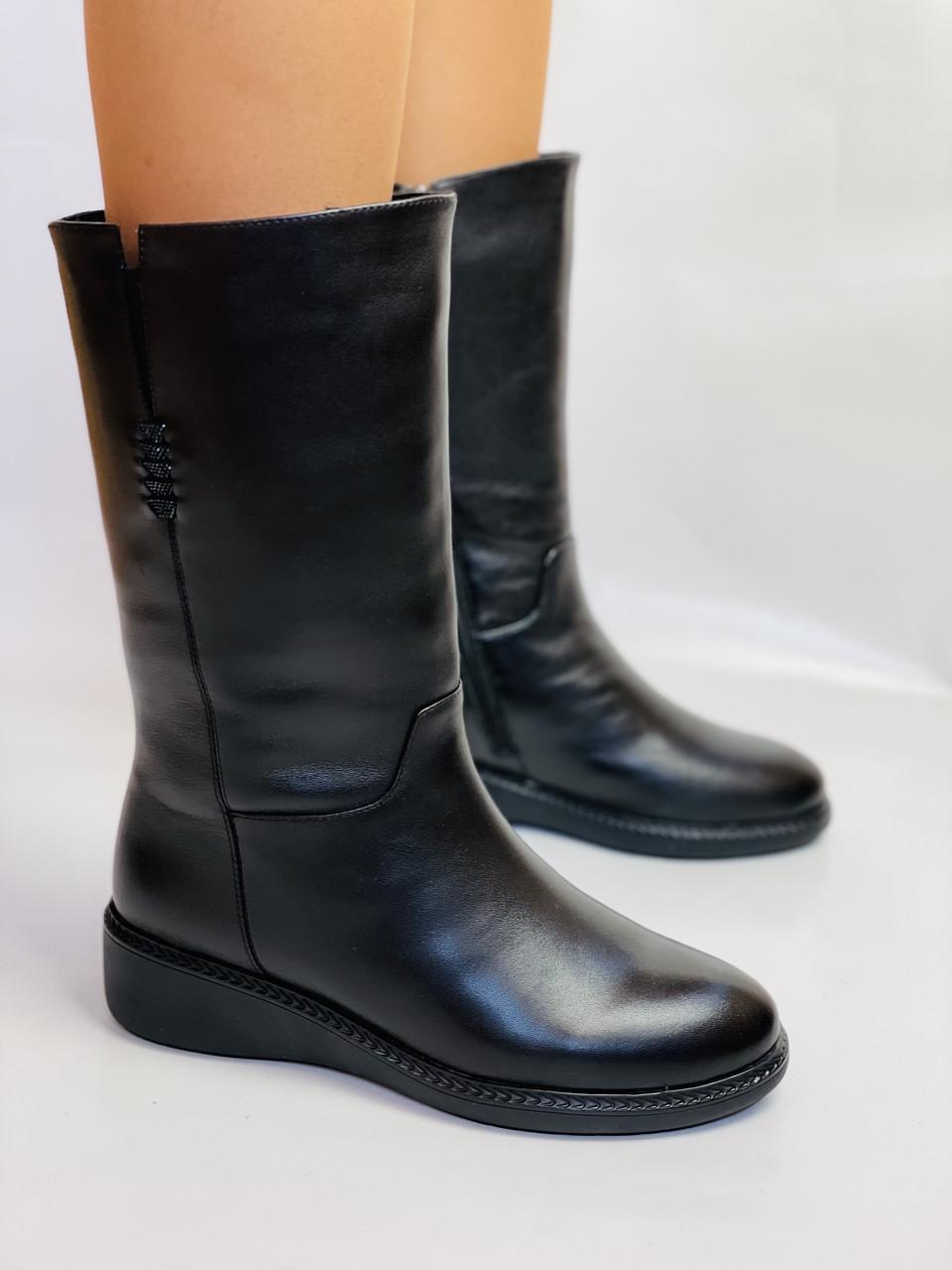 Сапоги женские зимние Gotti р. 36 23,5 см Черный (2681)