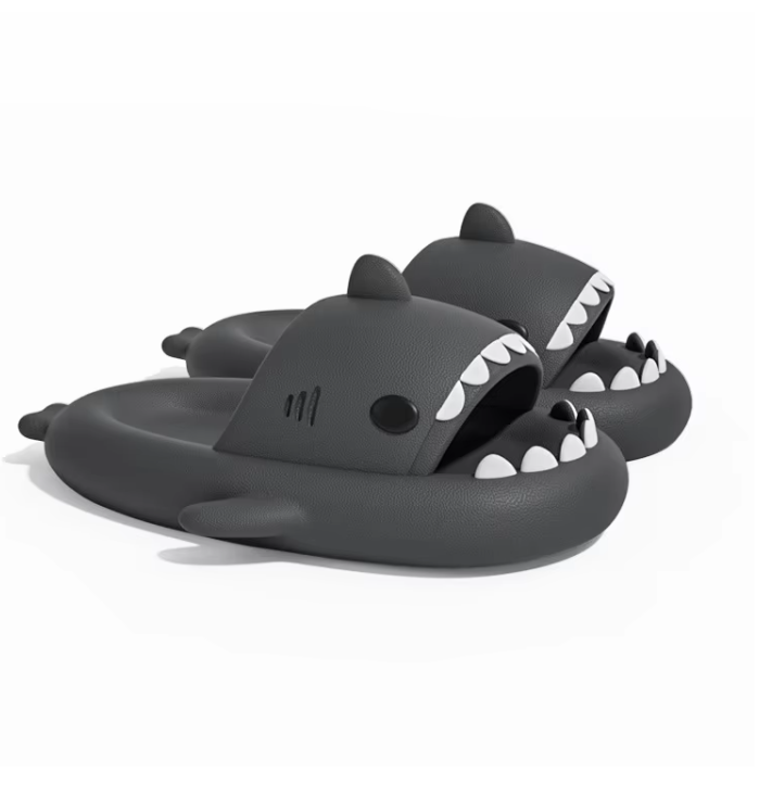 Шлепанцы Акулы р. 44/45 27,5 см Темно-серый (ТС348) - фото 4 Шлепанцы Акулы р. 44/45 27,5 см Темно-серый (ТС348) - фото 4