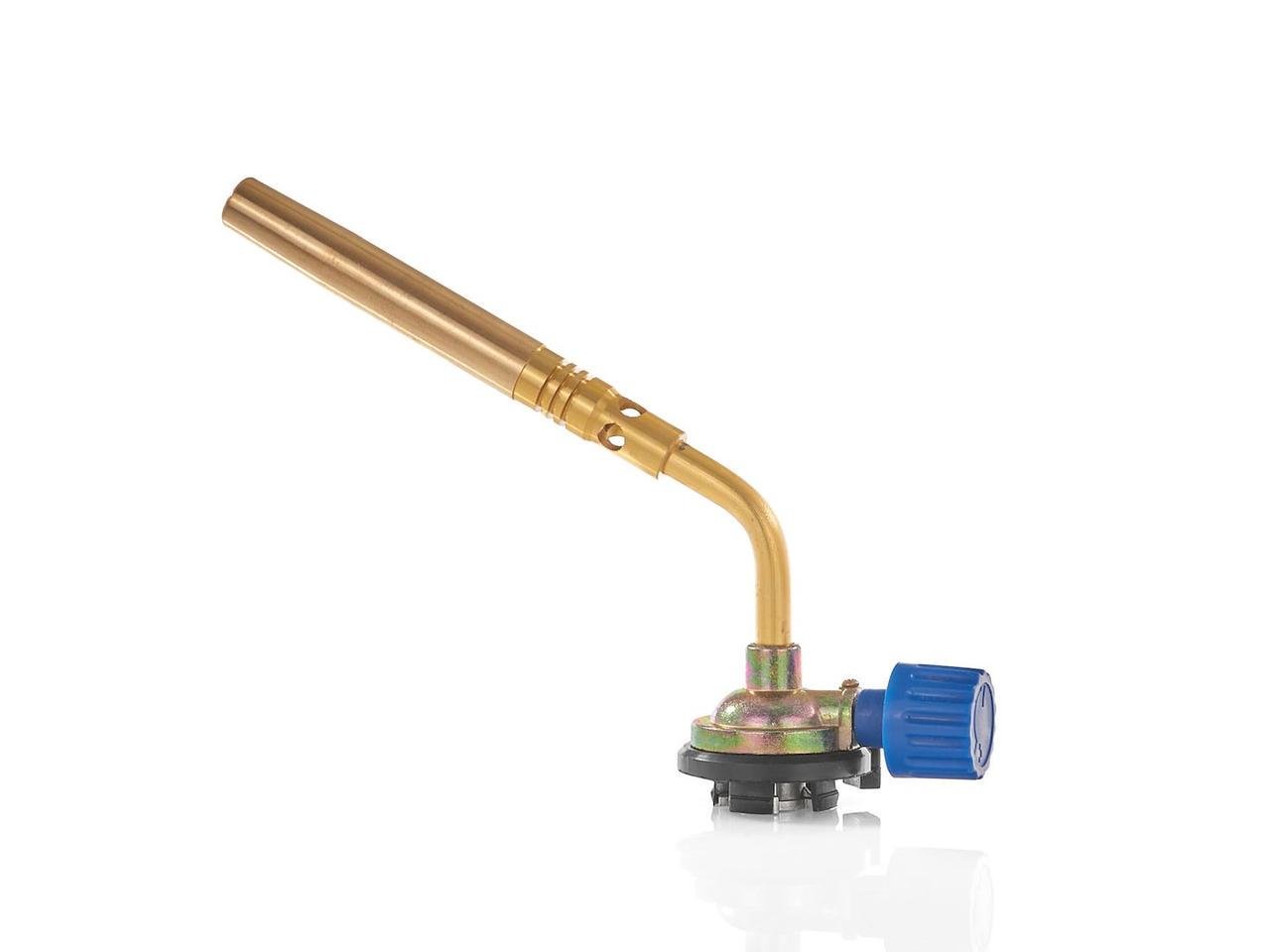 Газовая горелка на цанговом картидже GeKo с латунной насадкой 220 г (G20063) - фото 2