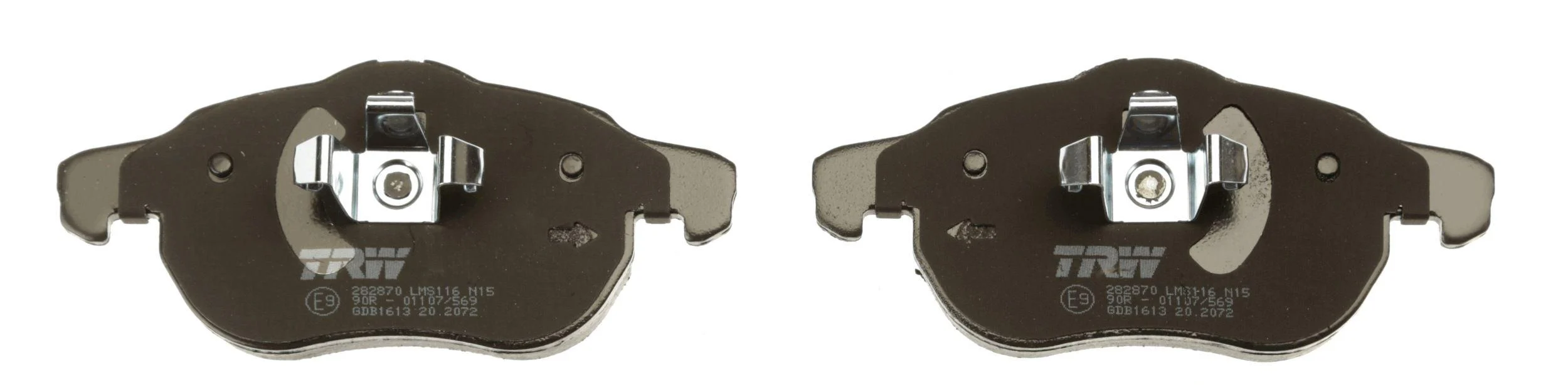 Комплект тормозных накладок для дисковых тормозов TRWGDB1613 (GDB1613)
